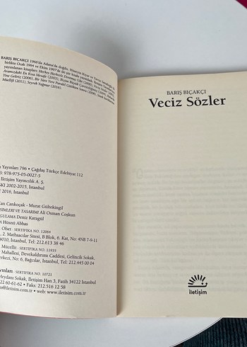 Barış Bıçakçı - Veciz Sözler Romanı - Görsel 3