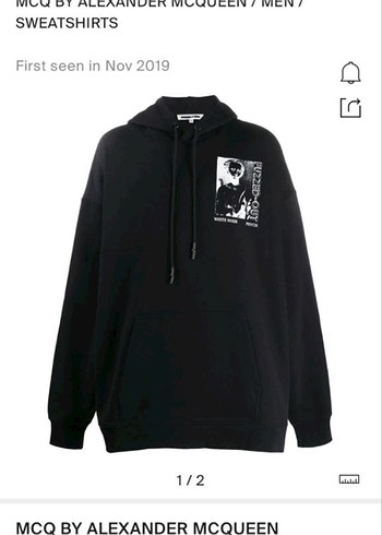 Alexander Mcqueen fuzzed-out Hoodie