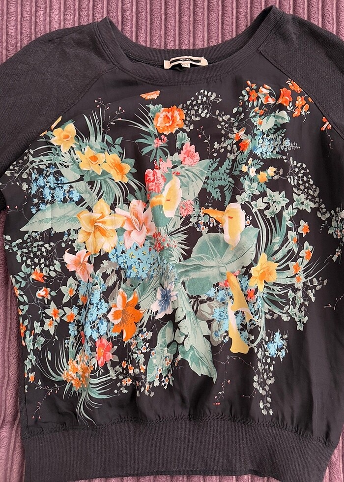 Önü şifon bluz - Görsel 3