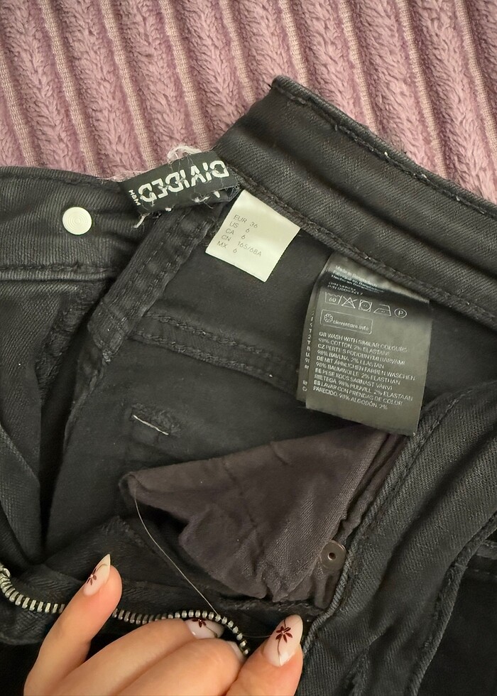 Siyah kot pantolon - Görsel 2