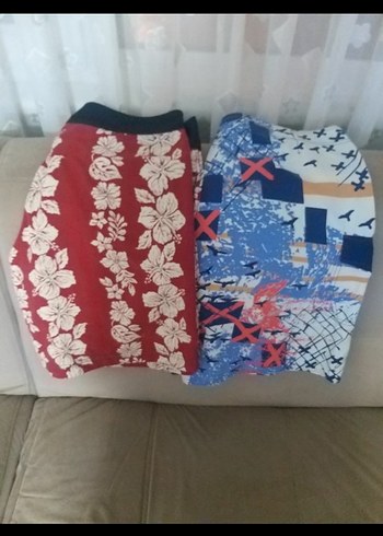 PIERRE CARDIN Renkli Bohem Erkek Mayo Şortları 2 adet - Görsel 8