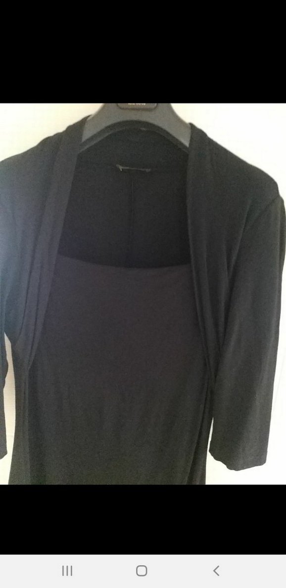 Uzun Siyah Drapeli Gotik Elbise - Görsel 4