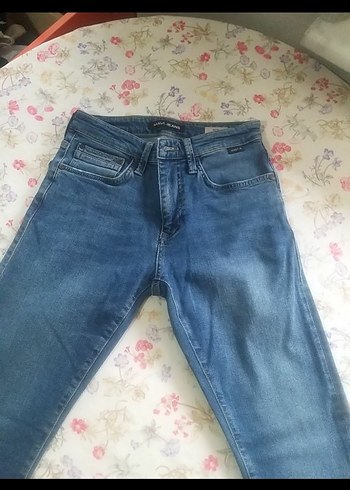 ERKEK MAVI SLIM KOT - Görsel 5