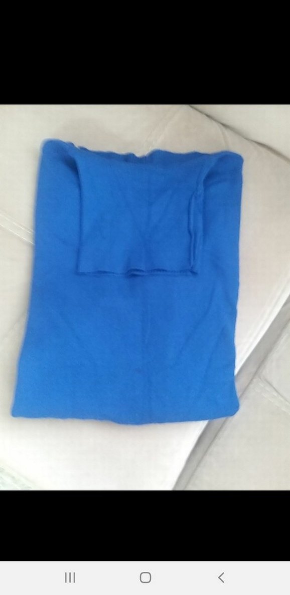 ADIL IŞIK Mavi Kadın Sade balıkçı Yaka İnce Kazak - Görsel 5