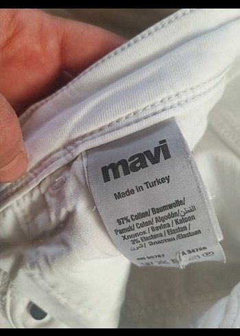 MAVI MARKABeyaz Kadın Boyfriend Denim Pantolon - Görsel 3