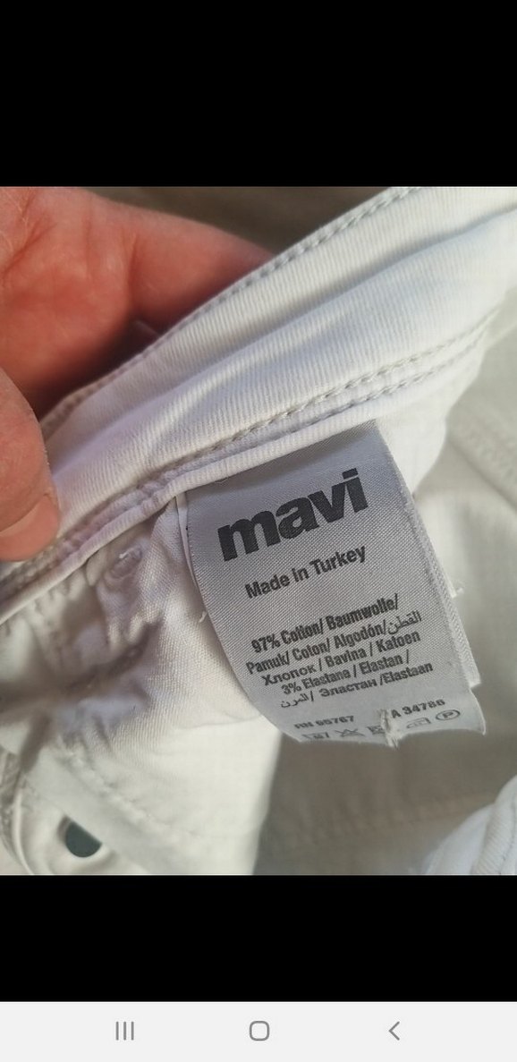 MAVI MARKABeyaz Kadın Boyfriend Denim Pantolon - Görsel 3