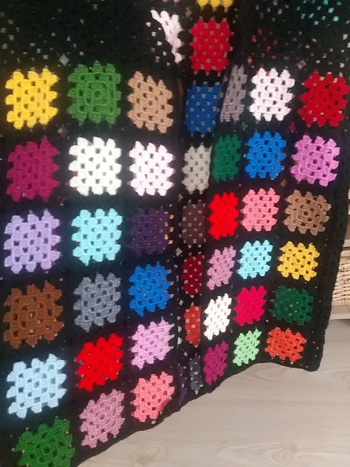 Çok Renkli Örgü Bohem Yelek - Görsel 5