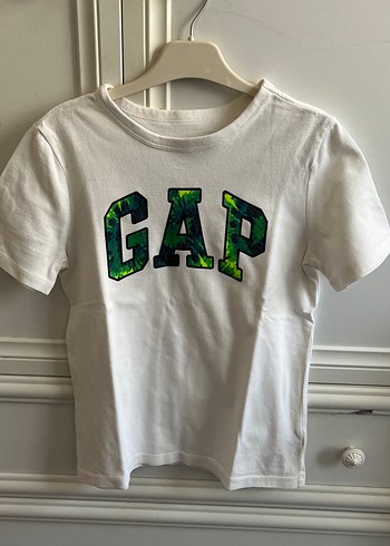 Beyaz GAP Baskılı Erkek Tişört