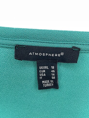 44 Beden yeşil Renk Atmosphere Kısa Elbise %70 İndirimli.
