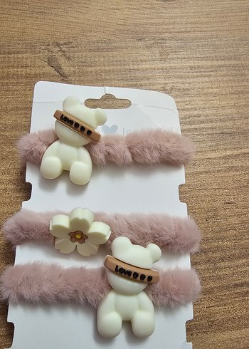 Bohem Tarzı Pastel Bej Çocuk Saç Tokası