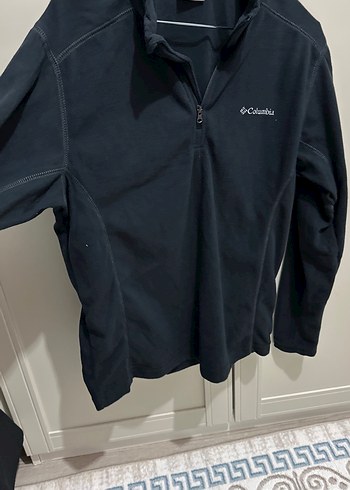 ORİJİNAL Erkek Siyah Fermuarlı Polar Sweatshirt - Görsel 5