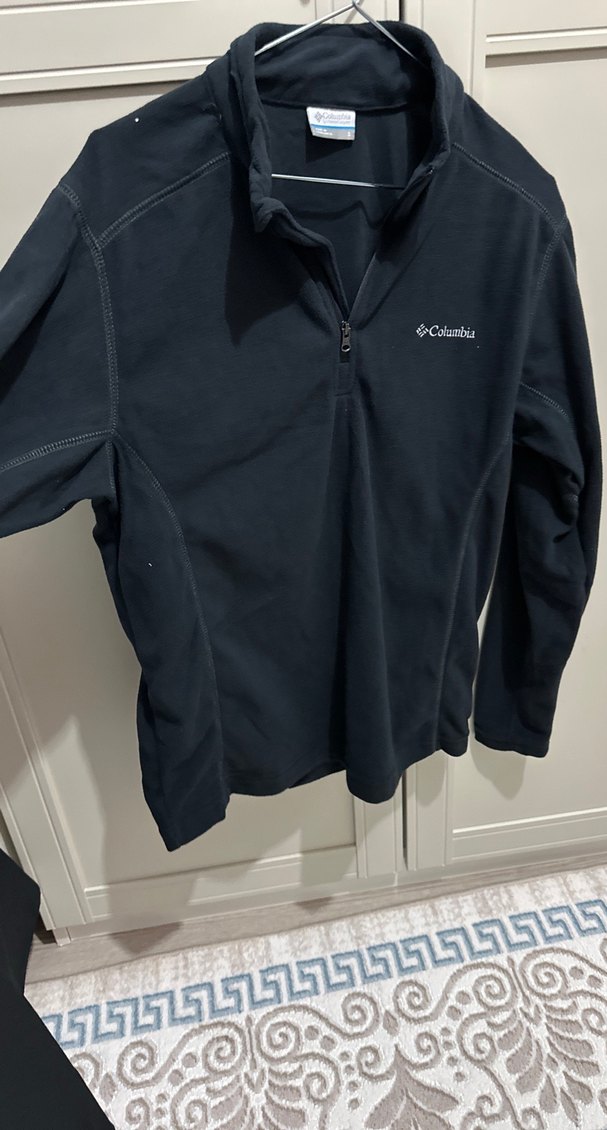 ORİJİNAL Erkek Siyah Fermuarlı Polar Sweatshirt - Görsel 5