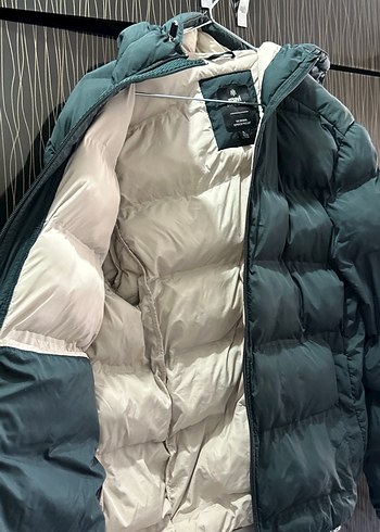 Gri Kapitone erkek Kışlık Mont - Görsel 7