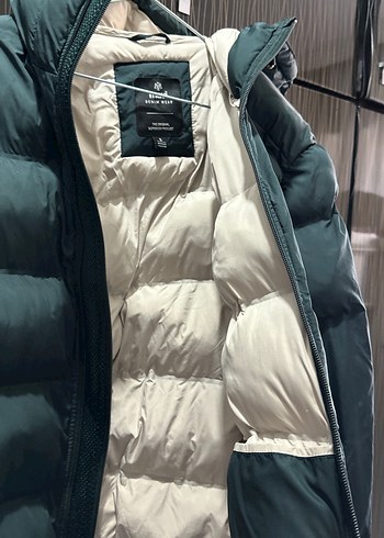 Gri Kapitone erkek Kışlık Mont - Görsel 8