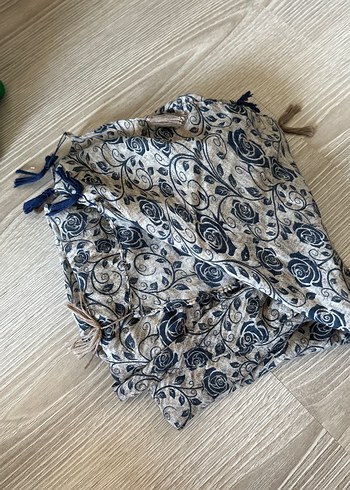 Beden ŞAL Fırfırlı Bohem Keten Kadın Fular
