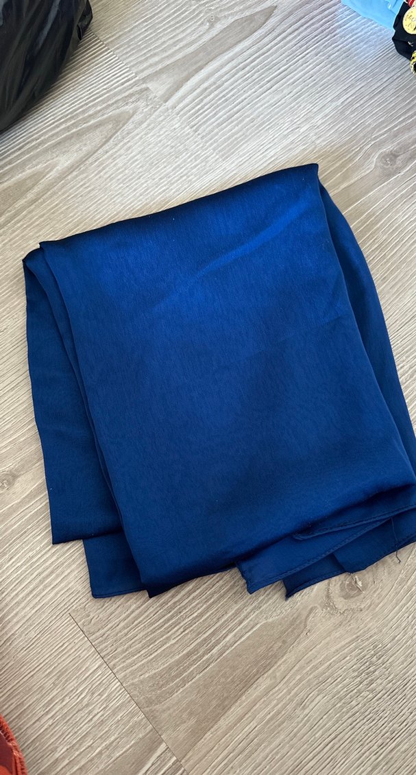 ABİYE ŞALA UYGUN Kadın Drapeli Lacivert Sargı - Görsel 3