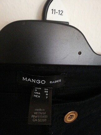 Mango Mango gabardin pantolon