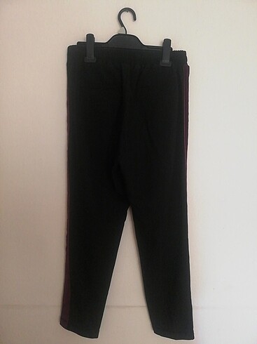 40 Beden siyah Renk Kadife şeritli pantolon 