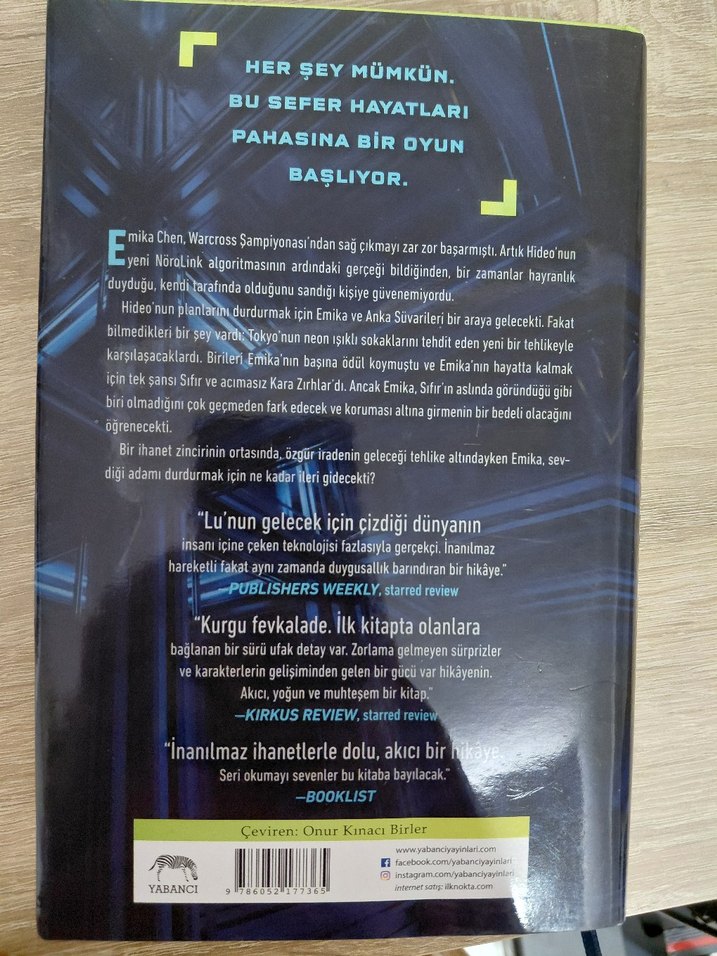 Marie Lu Wildcard kitap - Görsel 3