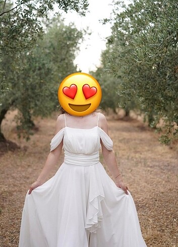 s Beden beyaz Renk Nişan - mezuniyet elbisesi