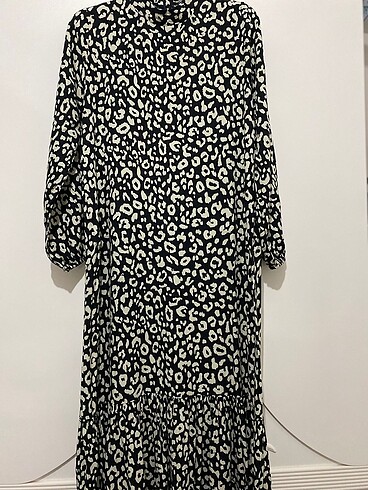 42 Beden Leoparlı elbise