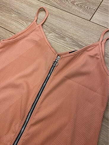 H&M Pembe kısa elbise