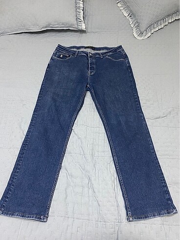 Mavi kot pantalon