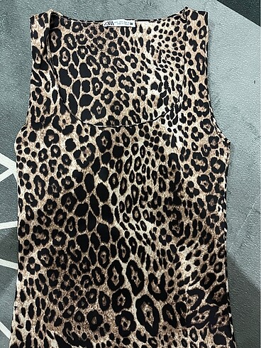 Leopar desen crop