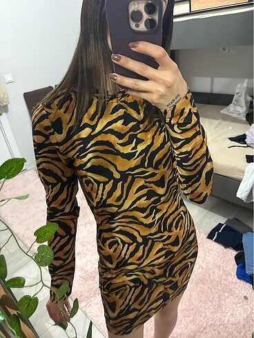 Koton Zebra elbise
