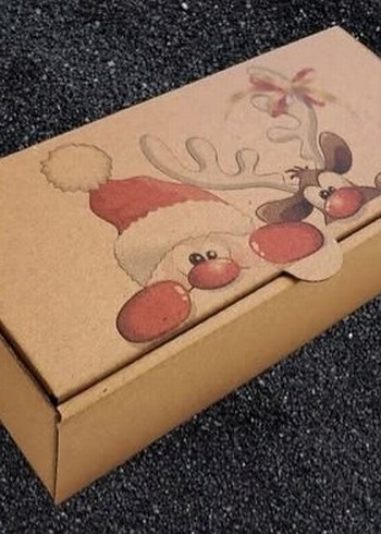 Renkli Noel Temalı Biblo Seti istenilen isim yazilir - Görsel 2