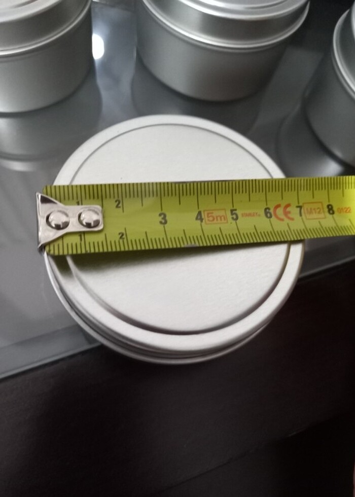 Teneke Kutu 5 Adet (Mum,sabun vs) - Görsel 2