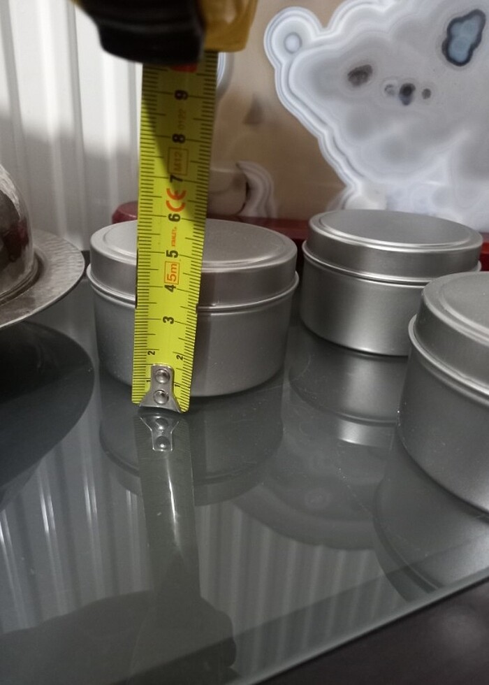 Teneke Kutu 5 Adet (Mum,sabun vs) - Görsel 3