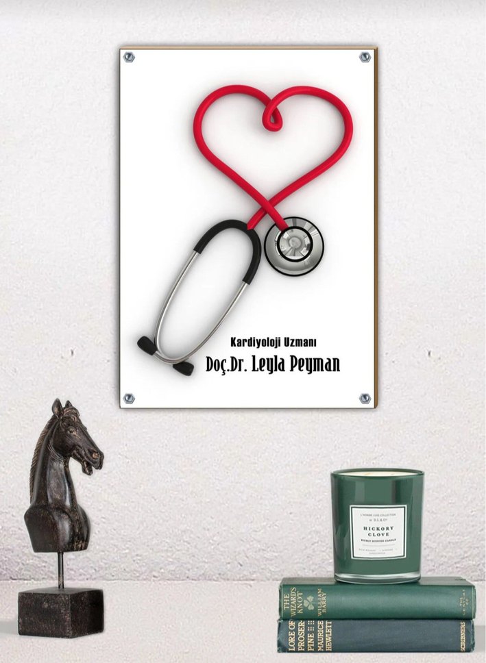Doktorlara özel isimlik-tablo(20×30) - Görsel 2