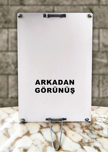 Ev Kuralları Yazılı Metal Dekor Tablo(20×30) - Görsel 5