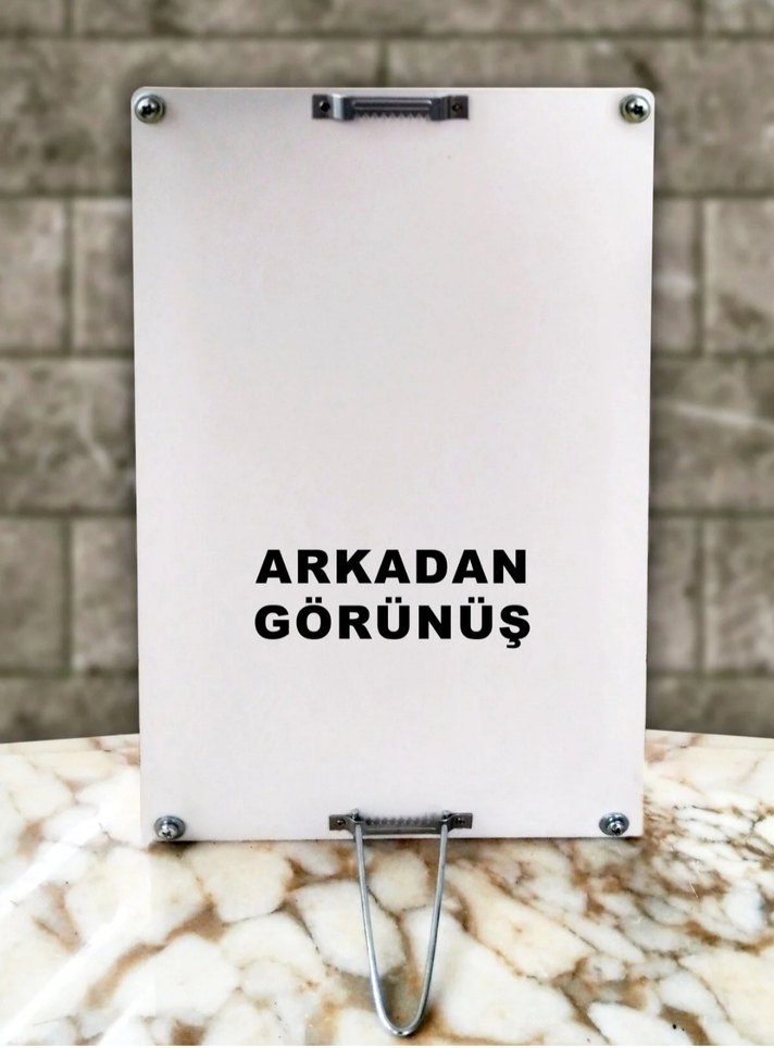 Ev Kuralları Yazılı Metal Dekor Tablo(20×30) - Görsel 5