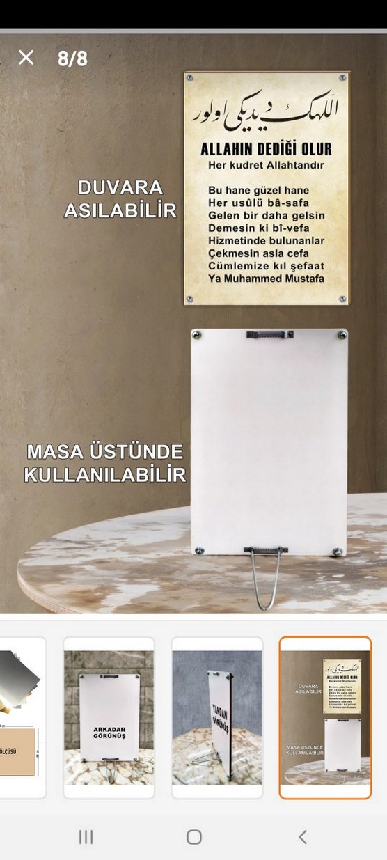 Avukatlara Özel Metal Tablo(20×30) - Görsel 5