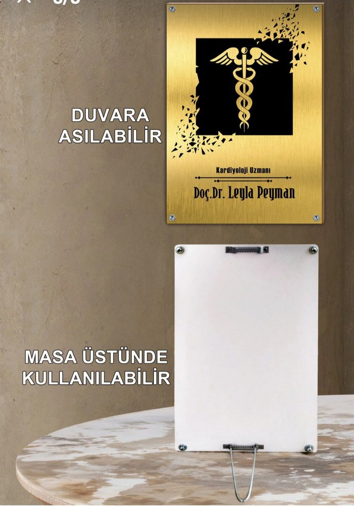 Avukatlara Özel isimlik-Metal Tablo(20×30) - Görsel 3