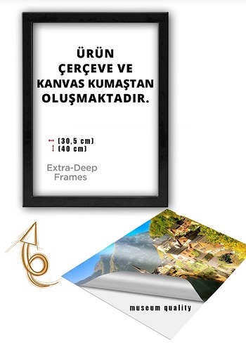 Avukat Temalı Çerçeveli Kanvas Tablo - Görsel 4