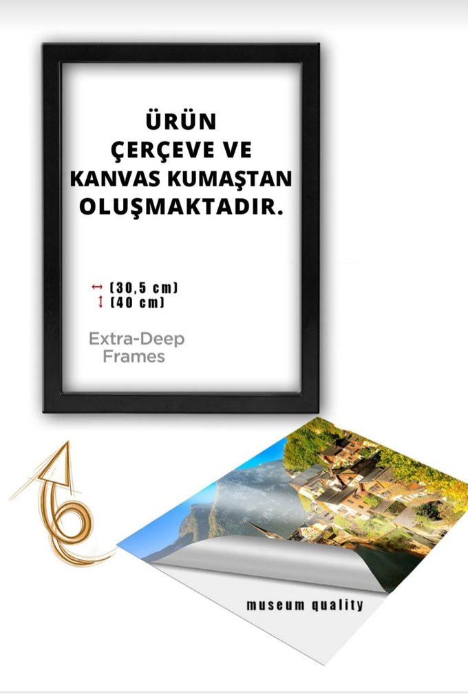 Avukat Temalı Çerçeveli Kanvas Tablo - Görsel 4