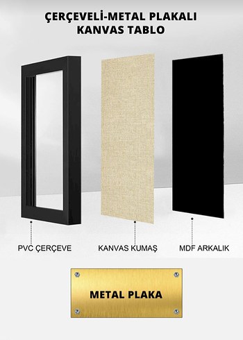 Çerçeveli Metal Plakalı Avukat Kanvas Tablo - Görsel 4