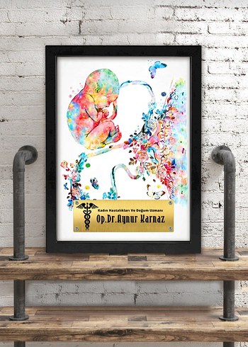 Çerçeveli Metal Plakalı Kanvas Tablo - Görsel 2