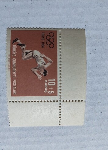 Türkiye olimpiyatları 1964 yılı pulu