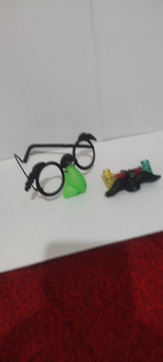şaka oyuncağı Komik Gözlük ve Bıyık Seti - Görsel 3