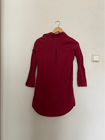 s Beden bordo Renk Elbise