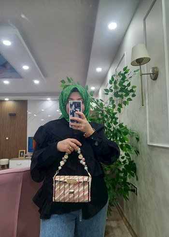 Boncuk Detaylı Pastel Renk Bohem Kadın Çanta - Görsel 5