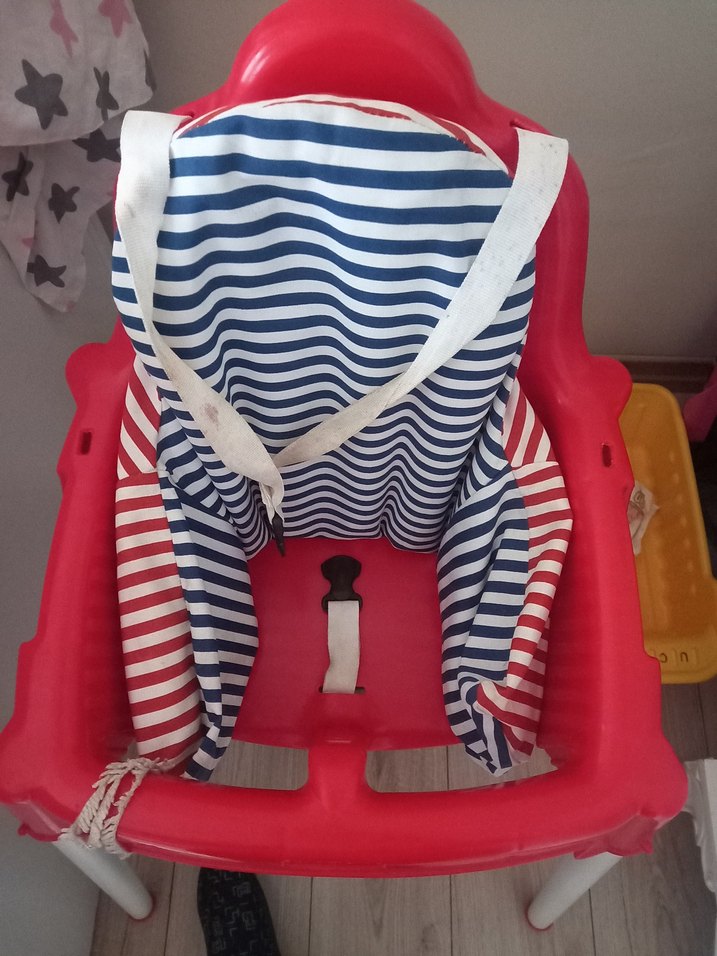 Kırmızı Çocuk Mama Sandalyesi - Görsel 2