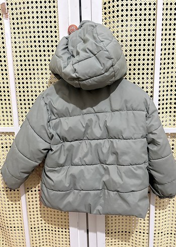 Yeşil Erkek Çocuk Şişme Mont - Görsel 7