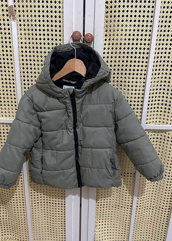 Yeşil Erkek Çocuk Şişme Mont - Görsel 6