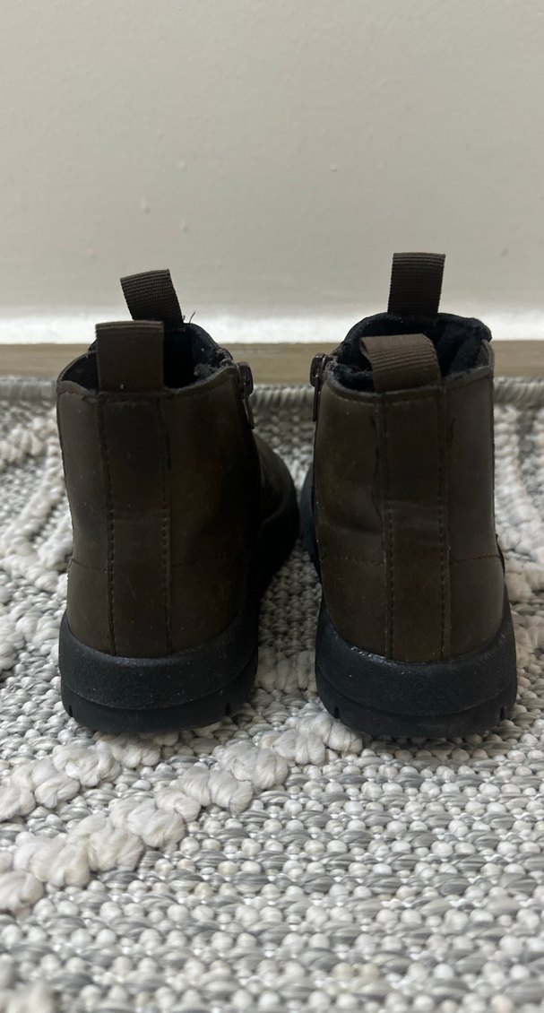 Kahverengi Deri Erkek Çocuk Botu - Görsel 3