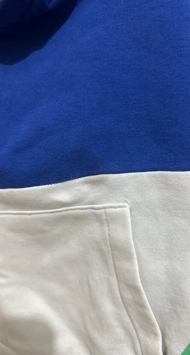 Renkli Erkek Sweatshirt Kapüşonlu Velcro - Görsel 4